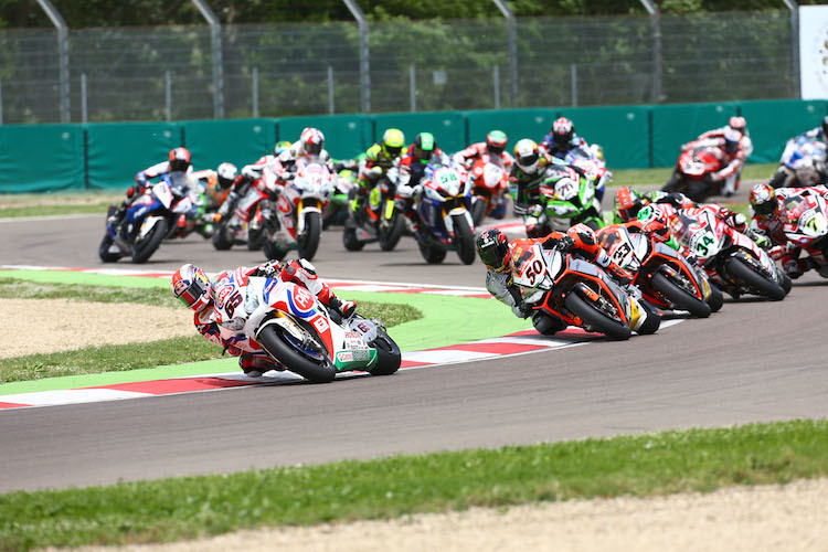 Jonathan Rea gewann 2014 beide Rennen der Superbike-WM in Imola