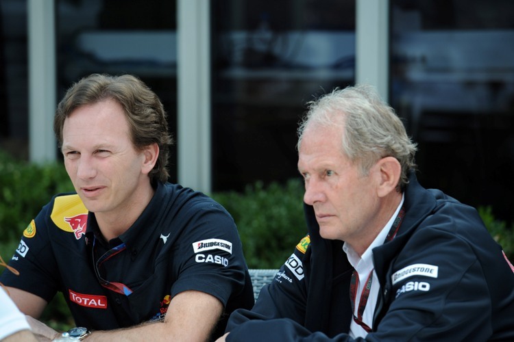 Christian Horner (li.) und Dr. Helmut Marko