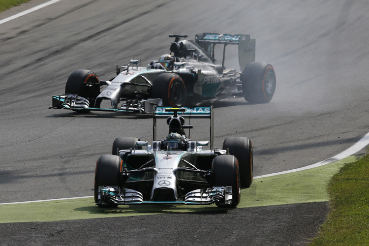 Die Entscheidung in Monza: Rosberg hat sich verbremst, Hamilton fährt zum Sieg