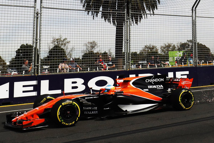 Fernando Alonso im McLaren-Honda