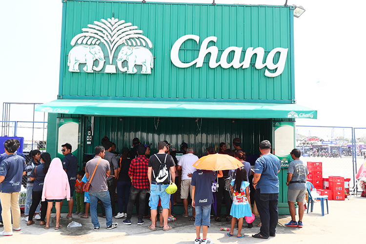Chang ist in Thailand überall präsent