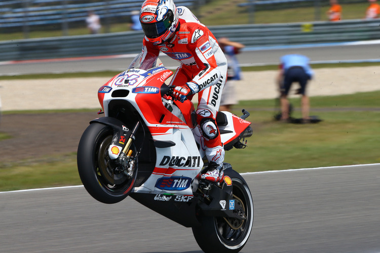 Andrea Dovizioso auf der Ducati