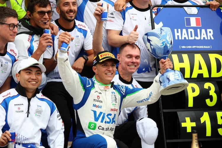 Platz 3 für den jungen Isack Hadjar in Zandvoort