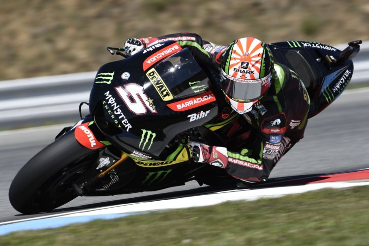 Johann Zarco kam erst in Runde 7 zum Motorradwechsel an die Box