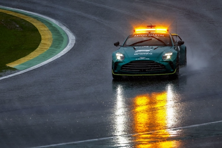 Am Samstag liess das Wetter keine Durchführung des Qualifyings zum GP in São Paulo zu