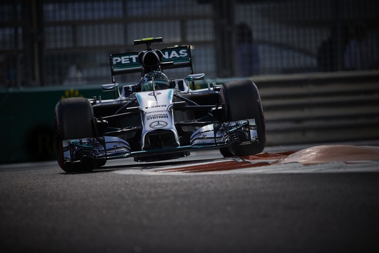 Nico Rosberg und Pascal Wehrlein testen