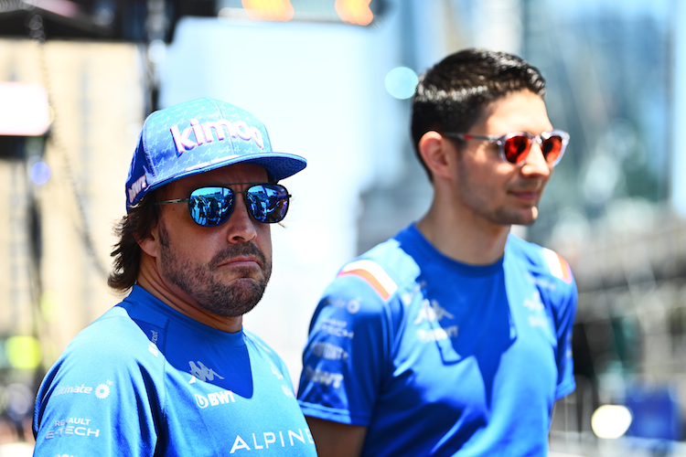 Fernando Alonso und Esteban Ocon