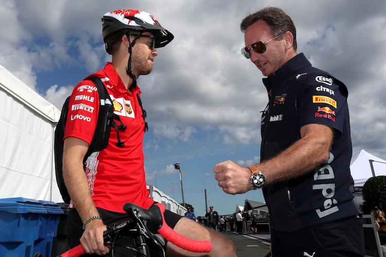 Red Bull Racing-Teamchef Christian Horner glaubt weiter an Sebastian Vettel