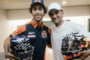 Schöne Geste: Enea Bastianini und Jorge Martin tauschten die Helme