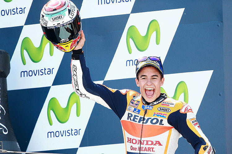 Marc Márquez feierte seinen ersten Sieg seit dem Sachsenring-GP