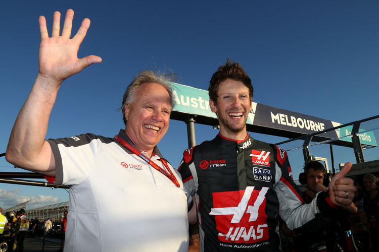Romain Grosjeans sechster Platz beim Saisonauftakt in Melbourne erfüllte Gene Haas mit viel Stolz