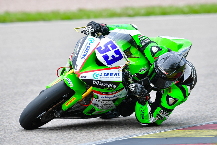 Jorke Erwig in der IDM Supersport