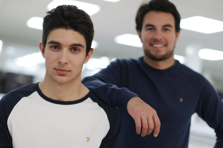 Esteban Ocon und Sergio Pérez