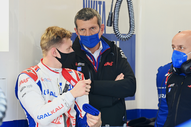 Mick Schumacher und Günther Steiner