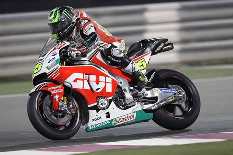 Cal Crutchlow beim Katar-Test: Auch 2016 wird es One-Event-Sponsoren geben