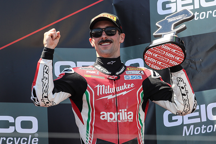 Eugene Laverty wurde in den USA starker Dritter