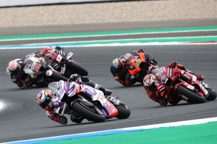 Jorge Martin vor Miller, Brad Binder, Nakagami und Viñales