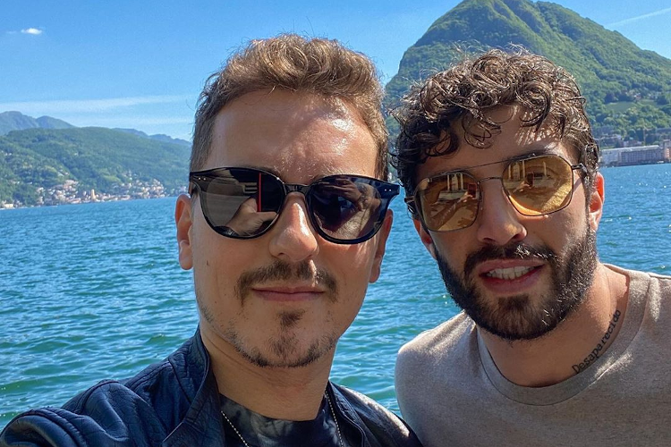 Jorge Lorenzo und Andrea Iannone waren gemeinsam unterwegs