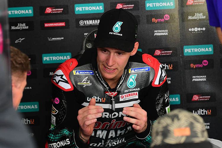 Fabio Quartararo beim MotoGP-Test in Sepang 2020