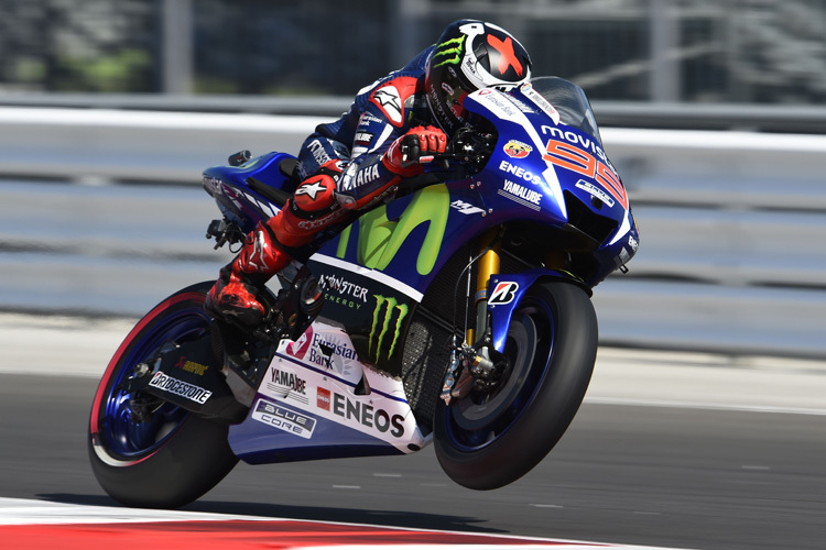 Jorge Lorenzo pushte ans Limit