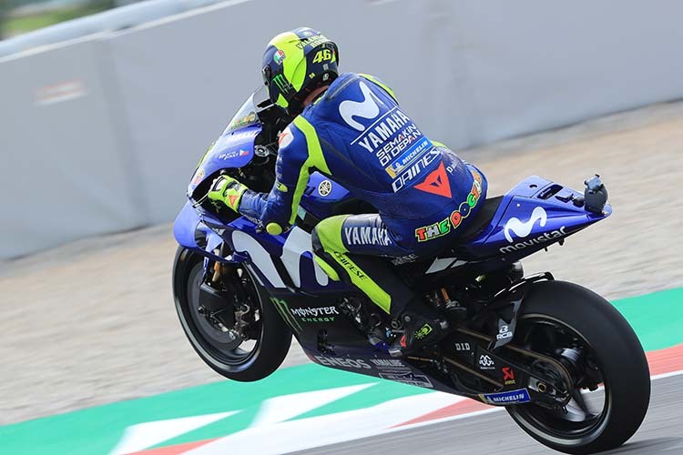 Valentino Rossi in Montmeló: Platz 5 am Freitag