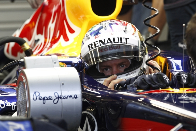 Sebastian Vettel hat bisher alles im Griff