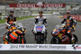 Die MotoGP-Chmapions Marquez, Lorenzo, Cortese