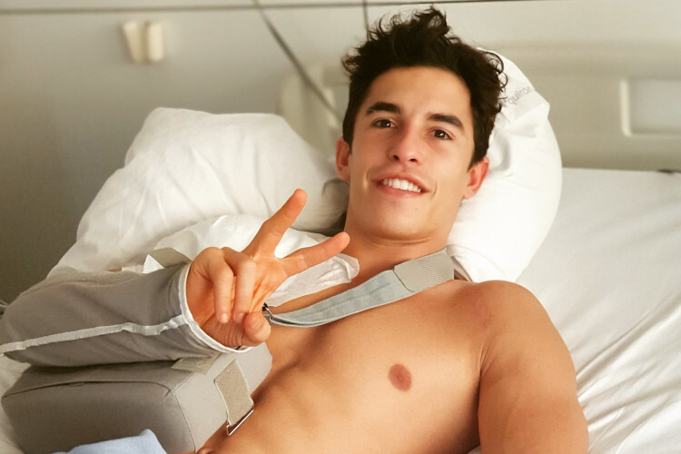 MotoGP-Weltmeister Marc Márquez ist guter Dinge