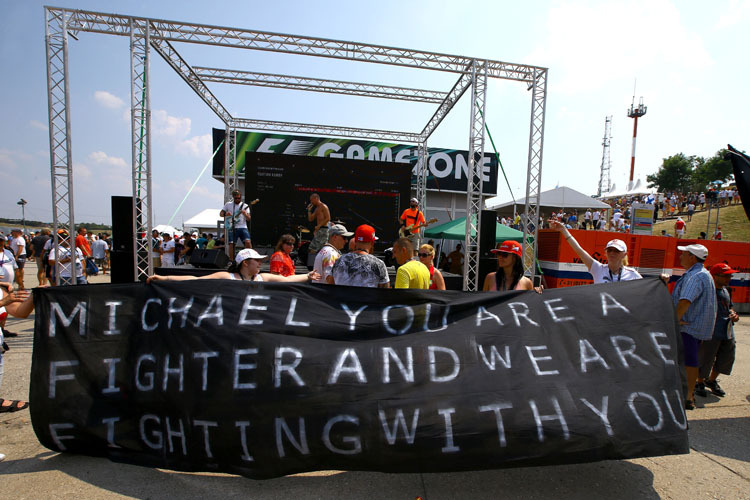 Die «Keep Fighting Initiative inspired by Michael Schumacher» wurde als Dank für Michael Schumachers Fans ins Leben gerufen