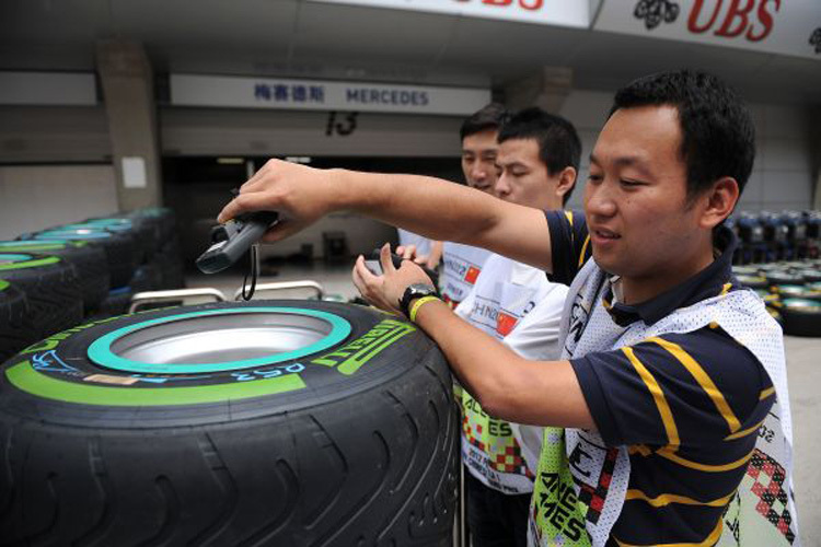 Die Intermediate-Reifen für Mischverhältnisse werden wohl in China unbenutzt bleiben