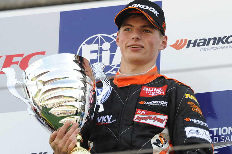 Max Verstappen (16) glänzt in der Formel 3