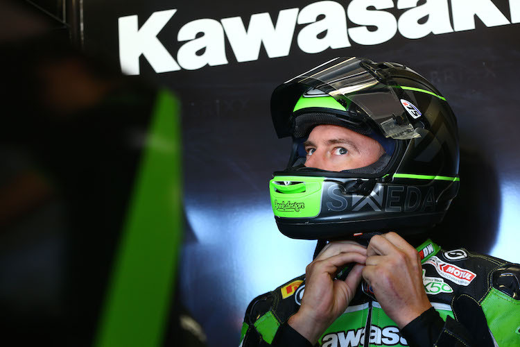 Anthony West wird die Kawasaki-Lederkombi noch eine Weile benötigen