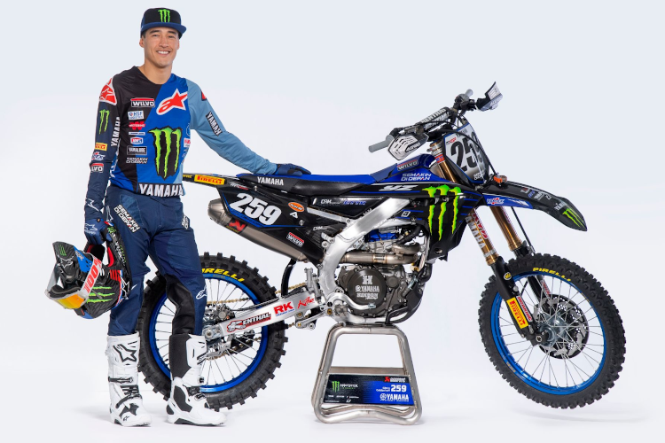 Glenn Coldenhoff mit seiner neuen Werks-Yamaha