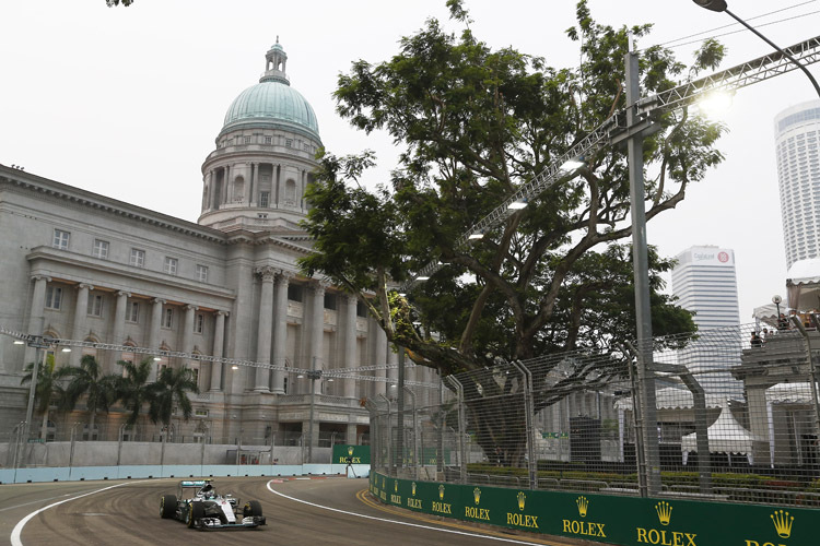 Nico Rosberg drehte die schnellste Runde