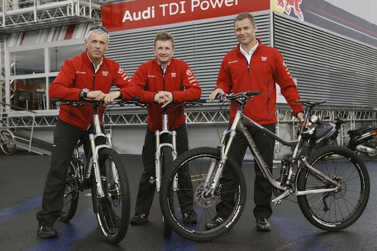 Audis Leitwölfe Capello, McNish und Kristensen