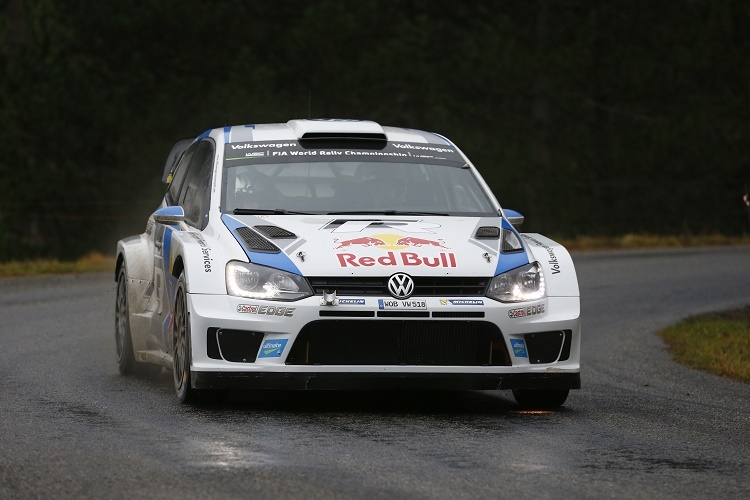 Sébastien Ogier beim Test zur Rallye Monte Carlo