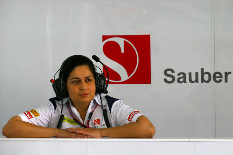 Teamchefin Monisha Kaltenborn darf sich freuen: Sauber punktet wieder