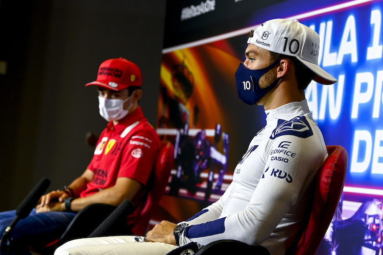 Charles Leclerc und Pierre Gasly