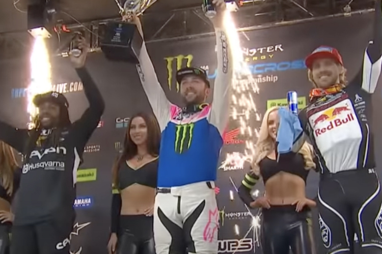 Eli Tomac triumphierte in Detroit vor Malcolm Stewart und Justin Barcia