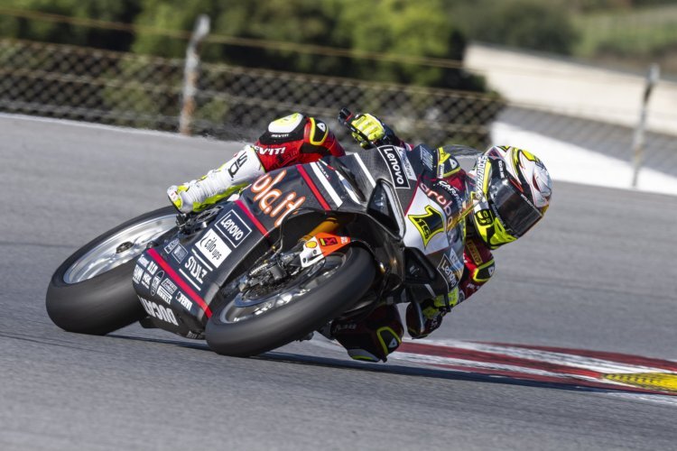 Alvaro Bautista beim Portimao-Test