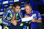 Luca Cadalora (rechts) glaubt immer noch an seinen früheren Schützling Valentino Rossi