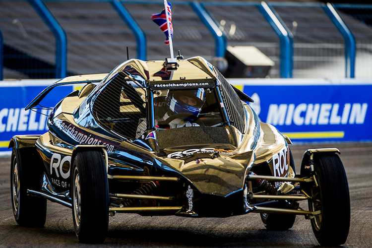 David Coulthard setzte sich zum zweiten Mal nach 2014 im Einzelwettbewerb des Race of Champions durch