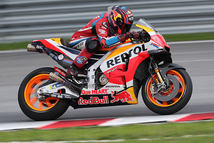 Stefan Bradl als Lorenzo-Ersatzmann beim Sepang-Test: Platz 13