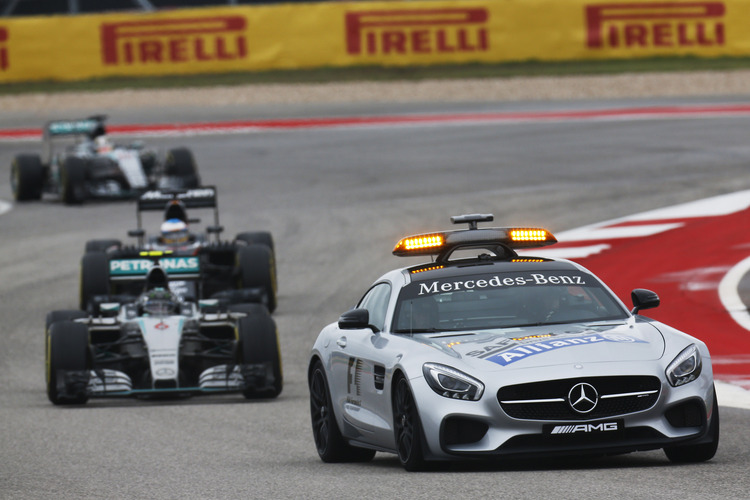 So nahe kam Alonso den Mercedes-Fahrern nur in Safety-Car-Phasen