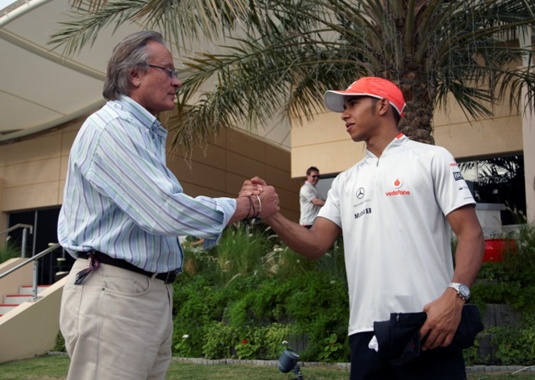 Mansour Ojjeh und Lewis Hamilton hoffen auf ein gutes Wochenende 