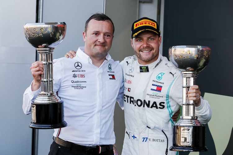 Eric Blandin und Valtteri Bottas in Suzuka 2019