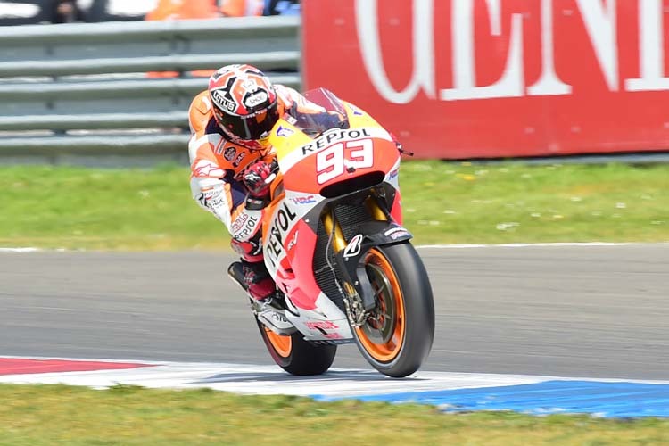 Marc Márquez stürzte in Assen