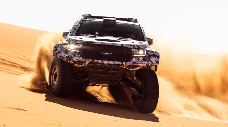 Der Ford Ranger T1 bei der Rallye Dakar 2024