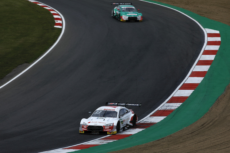 René Rast und Nico Müller in Brands Hatch