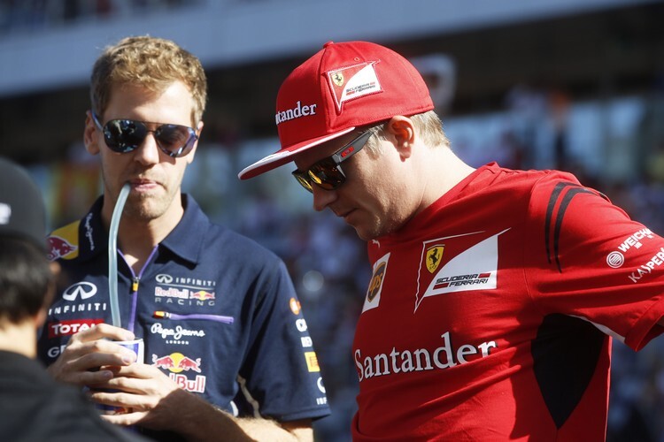 Sebastian Vettel und Kimi Räikkönen: Bald Teamkollegen?